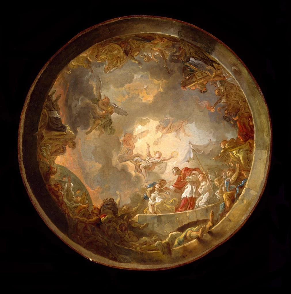San Carlo Borromeo che assoste le vittime della peste - Museum of Fine Arts, Houston, Texas